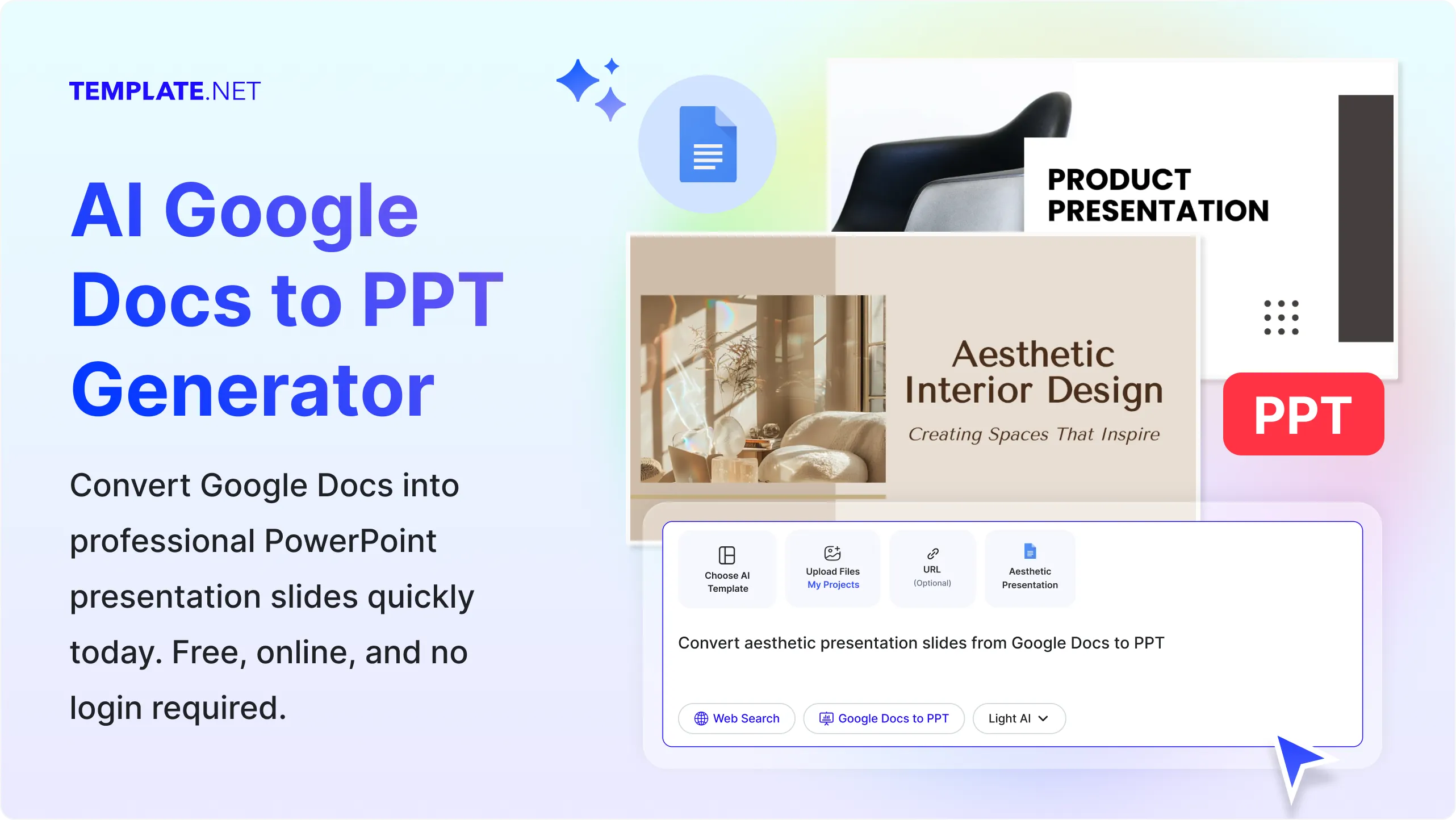 Free AI Google Docs to PPT Generator | Convert Google Docs to PowerPoint Online